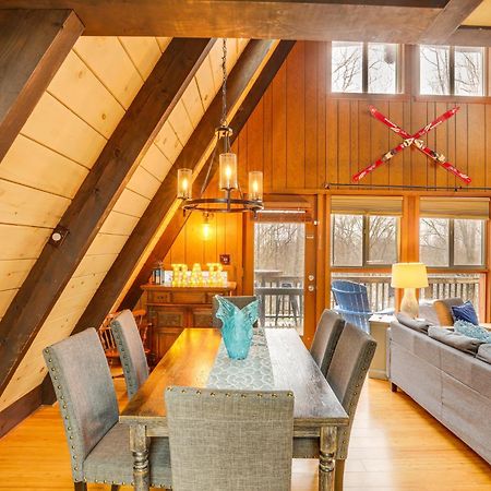 A-Frame Cabin With Hot Tub 1 Mi To Beech Mountain! Zewnętrze zdjęcie