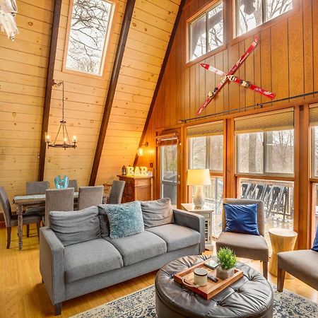 A-Frame Cabin With Hot Tub 1 Mi To Beech Mountain! Zewnętrze zdjęcie