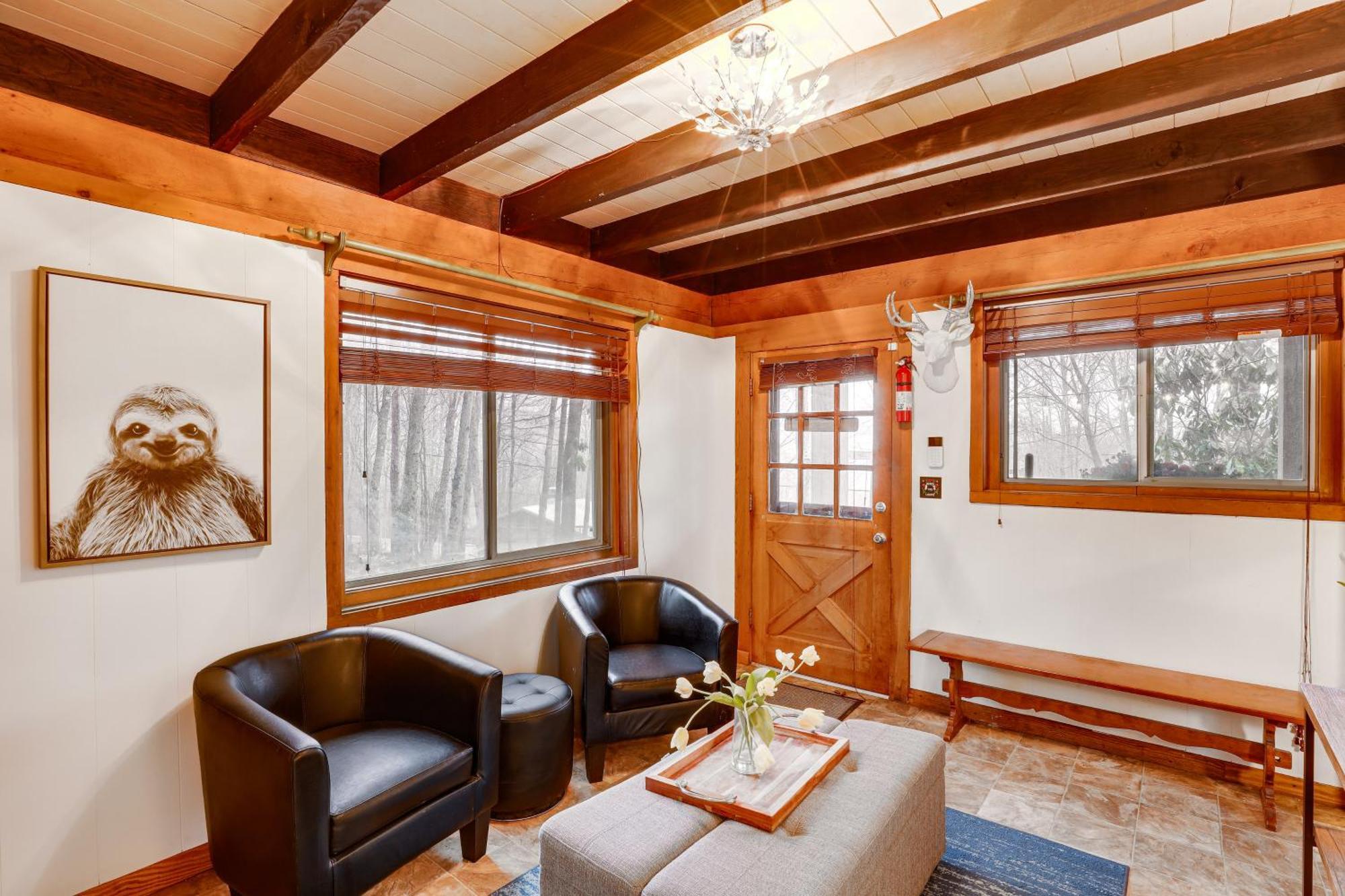 A-Frame Cabin With Hot Tub 1 Mi To Beech Mountain! Zewnętrze zdjęcie